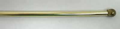 Produktbild von Vitrage Gardinenstange rund, Messing Ø 7 mm ausziehbar 45 - 70 cm