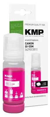 Obrázek produktu pro KMP 1587,5006, Kompatibilní, Purpurová, Canon, GI55M (6290C001), 5250 str., 70 ml