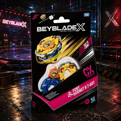 Produktbild von Beyblade X Fort Hornet R 7-60T CX Starter Pack Set, 8 Jahr(e), KI-generiertes Bild