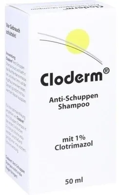 Image de Cloderm Shampooing antipelliculaire, 50 ml Shampooing
