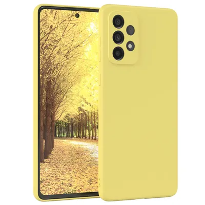 Produktbild von EAZY CASE - TPU Hülle für Samsung Galaxy A73 5G, TPU Case stoßfeste Handyhülle, weiches Cover mit Kameraschutz, Silikonhülle in Gelb