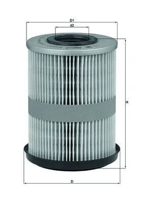 Produktbild von Luftfilter MAHLE LX 293 Filtereinsatz
