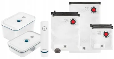 Produktbild von Zwilling Fresh&Save Bowl Vakuum Starter-Set 9.tlg. Edelstahl