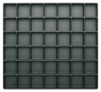Obrázek produktu pro Warmbier termoformovací zásobník 20 mm, ESD, přihrádky 42 ks, 34 x 36 mm 5150.830.C