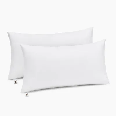 Immagine prodotto di Elzusha - Set di 2 imbottiture per cuscini decorativi, 40x80 cm - Poliestere