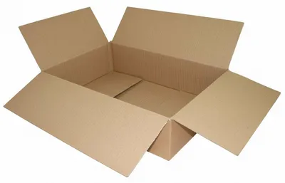 Produktbild von 25x Faltkarton 600x400x160mm (Außenmaß) 1-wellig Dickwelle braun