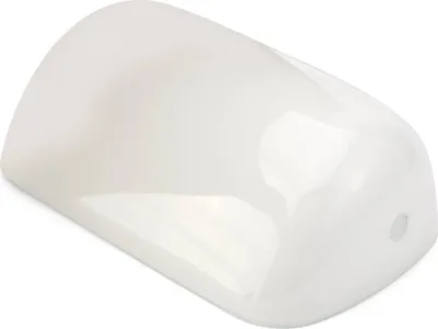 Produktbild von Ersatzabdeckung aus Glas für Bankerslampen weiß 22,5x7x13cm Echter Glasschirm