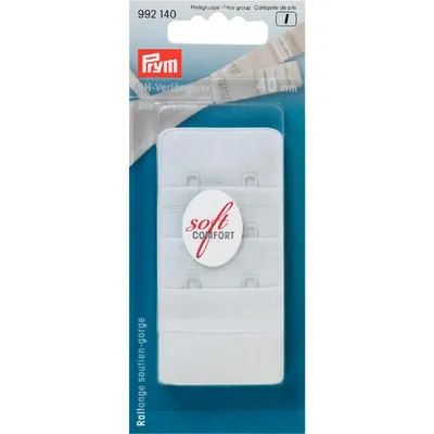 Produktbild von PRYM BH-Verlängerer „Soft Comfort“, 3 x 2 Haken, 40 mm, weiß