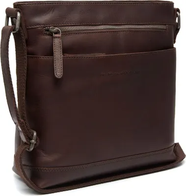 Image de The Chesterfield Brand Cuir sac à épaule bandoulière Almeria Shoulderbag Brown marron foncé