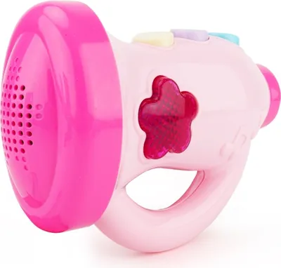 Immagine prodotto di Questa è una buona idea. Giocattolo musicale con altoparlante per l'apprendimento precoce del bambino con luce LED (rosa)