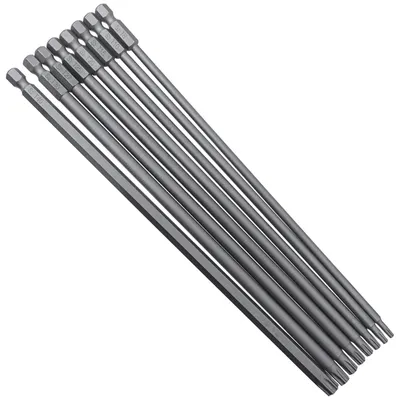 Productafbeelding van Torx-schroevendraaierset, 8 stuks, 200 mm, S2-staal, magnetische bitset T8-T40
