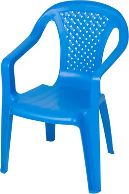 Zdjęcie produktu dla Krzesełko dziecięce niebieskie do ogrodu i na balkon