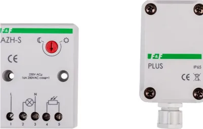 Image de Automate crépusculaire AZH-S Plus - 230V - IP65 - Réglable - Économie d'énergie