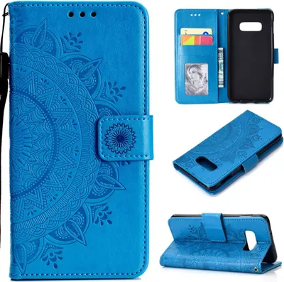 Immagine prodotto di Custodia per Samsung Galaxy S10e custodia del telefono cellulare Flip Case Cover copertura protettiva Mandala