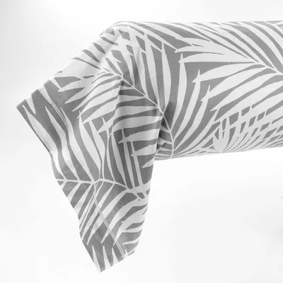 Image de Housse de coussin pour rouleau cervical, 85 x 185 cm, Botania, gris, 100% coton