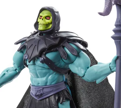 Immagine prodotto di Mattel HDR38 Masters of the Universe Skeletor New Eternia Figura d'azione mobile Accessori da combattimento 20 cm per bambini