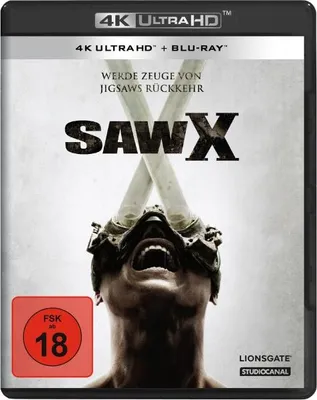 Produktbild von PLAION SAW X, Film, Blu-ray, Farbig, 4K Ultra HD, Deutsch, Englisch, 119 min