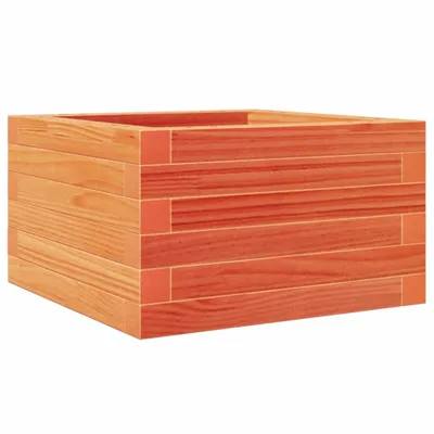 Produktbild von Pflanzkübel Wachsbraun 40x40x23 cm Massivholz Kiefer