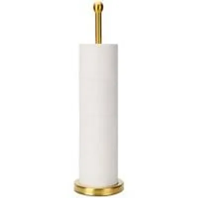 Produktbild von Toiletrolhalter mit Ersatz, kompakter Entwurf, Halter für 4 Toilettenpapierrollen, Aufbewahrung für Badezimmer-Toilettenpapier - Gold
