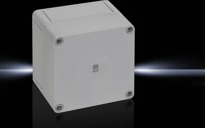 Produktbild von RITTAL Installations-Gehäuse 110 x 110 x 90 Polycarbonat Licht-Grau (RAL 7035) Rittal PK 9507.000 1