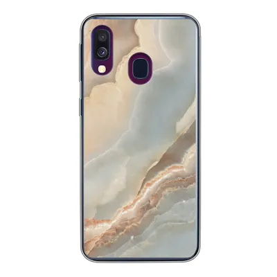 Produktbild von MuchoWow® Handyhülle Schutzhülle Hülle für Samsung Galaxy A40 Luxus - Mineralien - Natursteine Silikon Softcase Handy Hülle - Handy-Tasche