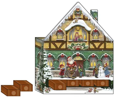 Produktbild von ROTH Adventskalender "Weihnachtshaus zum Befüllen"
