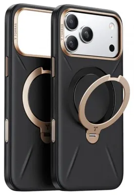 Produktbild von TORRAS QPRO Leder für iPhone 17 Pro Max (Elfenbeinschwarz)