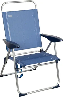 Produktbild von 62415 Klappbarer Strandstuhl 65 x 60 x 38/96 cm, verstellbare Rückenlehne mit 4 Positionen, Gestell aus Aluminium, Textilene-Gewebe
