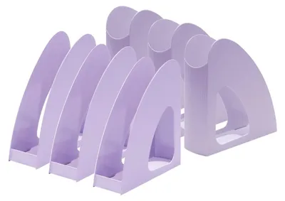 Produktbild von HAN Stehsammler Re-LOOP 6 Stück, modernes Design für DIN A4/C4 Unterlagen