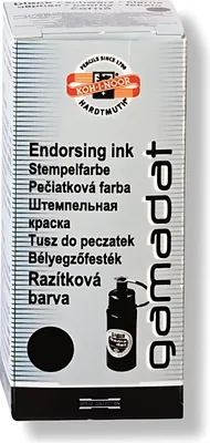Image de Encre pour tampon KOH GAMADAT 20 ml flacon PVC noir