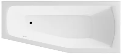 Produktbild von Raumspar Badewanne 170x70x39cm , MINOU, rechts, weiß