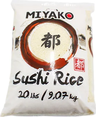 Produktbild von MIYAKO Sushi Reis 9,07kg | Rundkorn Reis Rice