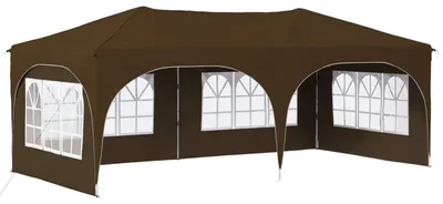 Obrázok produktu pre Prístrešok na párty 575 x 288 x 245 cm Sivohnedá