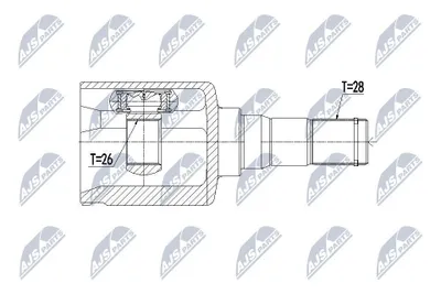 Produktbild von NTY Gelenksatz Antriebswelle Vorne Links für VOLVO V70 III (135) NPW-VV-070