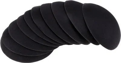 Productafbeelding van Bikini BH Pads - Borst Vergroters - Zwemkleding Dragen - Ronde Vorm - 11.5 cm Diameter - Wit Zwart