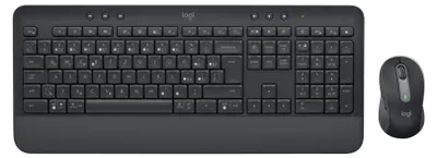 Produktbild von Logitech Signature MK650 Combo for Business - Tastatur-und-Maus-Set - kabellos - Bluetooth LE - QWERTY - Tschechisch/Slowakish - Graphite