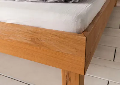 Produktbild von MASSIVMOEBEL24 Bett Kernbuche 200x200x73 natur geölt TomMe #106