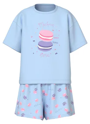 Produktbild von NAME IT Nkfnightset Boxy Macaron Noos