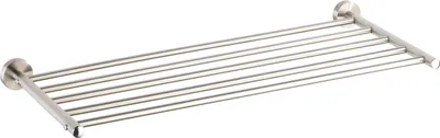 Produktbild von WENKO Wandregal Faella Edelstahl Silber Aufhängen Wand Regal