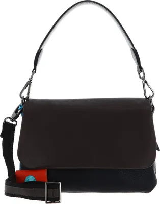 Produktbild von Gabs Leder Umhängetasche Angelica TG Multi Flat Bag Quercia + Nero + Zinco mehrfarbig