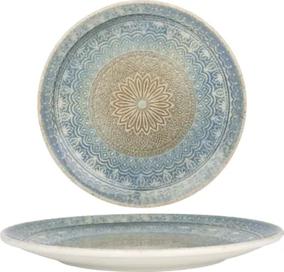 Zdjęcie produktu dla Talerz obiadowy Bonna - Rivus Ethnic - Porcelana - 30 cm