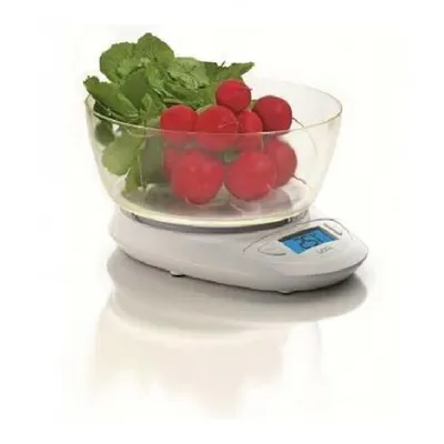 Produktbild von Laica KS1019, Elektronische Küchenwaage, 5 kg, 1 g, Weiß, Arbeitsplatte, Tasten