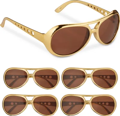 Produktbild von relaxdays Partybrille Rapper 5er Set