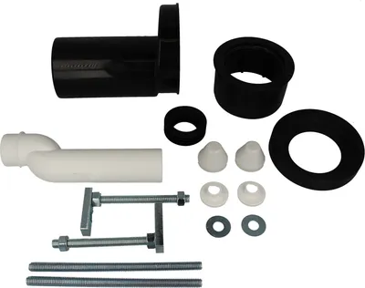 Produktbild von SANIT WC-Etagen-Anschlussgarnitur DN100, weiß - 58.926.00..0000