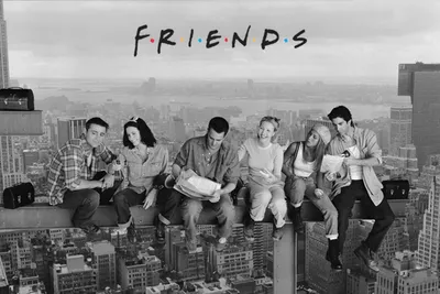 Produktbild von Friends - Skyscraper - Poster Plakat Druck - Größe 91,5x61 cm