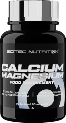 Obrázek produktu pro Scitec Nutrition Calcium Magnesium 90 tablet / Vápník, Magnézium (hořčík), Zinek / Vápník a hořčík v tabletách