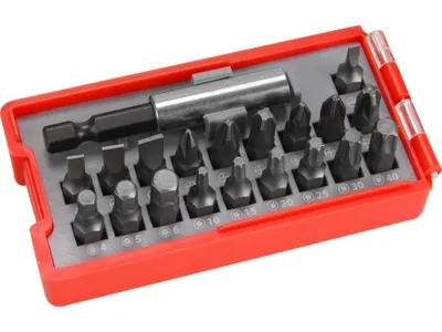 Obrázek produktu pro Extol Premium (8819640) sada 20ks magnetický držák hrotů CrV