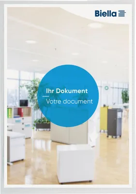 Produktbild von Biella Präsentationsmappe Pearl 5 0186403.03 A4 50Bl. PP farblos