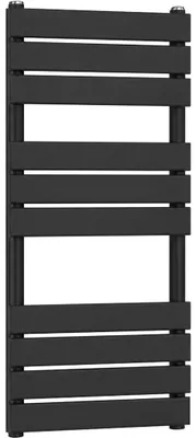 Obrázek produktu pro Koupelnový radiátor Claude - boční připojení - 480 W - černá matná - 1000x500 mm