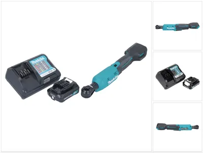 Produktbild von Makita WR 100 DWA1 Akku Ratschenschrauber 12 V 47,5 Nm 1/4" 3/8" + 1x Akku 2,0 Ah + Ladegerät